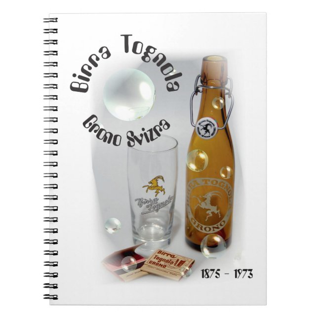 Cuaderno Birra Tognola Grono Svizra Nootbook (Frente)