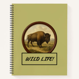 Cuaderno Bison Dark Khaki Spiral Notebook