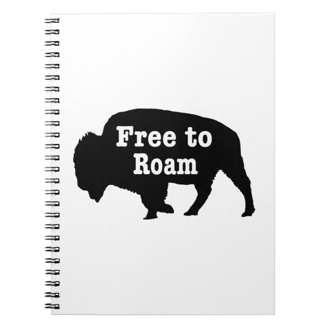 Cuaderno Bison Free To Roam (Frente)