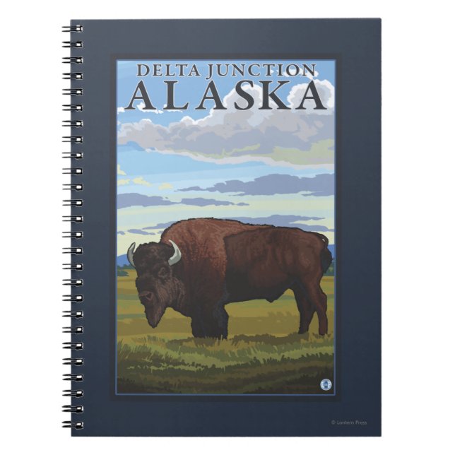 Cuaderno Bison Scene - Delta Junction, Alaska (Frente)