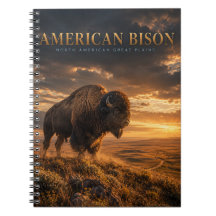 Bisonte Americano ANIMALES de las Grandes Llanuras