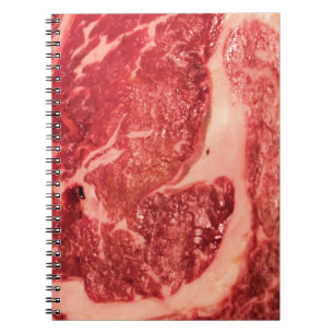Cuaderno Bistec de costilla de carne cruda