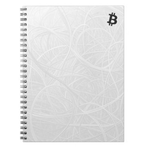 Cuaderno Bitcóin Neurona Blanco