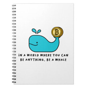 Cuaderno Bitcoin Whale T-Shirt