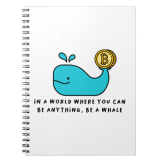 Cuaderno Bitcoin Whale T-Shirt
