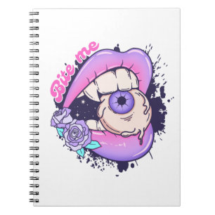 Cuaderno Bite Me Pink Halloween Litros