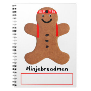 Cuaderno Bizcocho de Ninjabreadman (galleta)