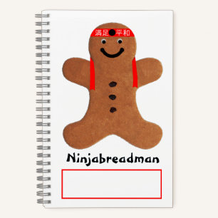 Cuaderno Bizcocho de Ninjabreadman (galleta)
