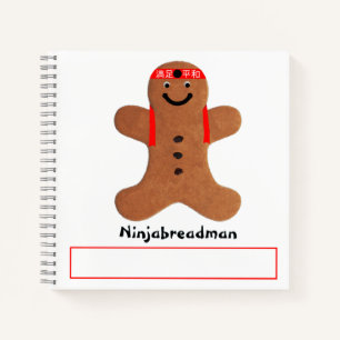 Cuaderno Bizcocho de Ninjabreadman (galleta)