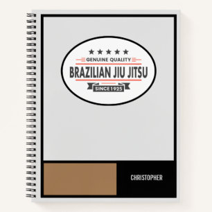 Cuaderno BJJ Brown Belt Entrenamiento Log de Calidad Genuin