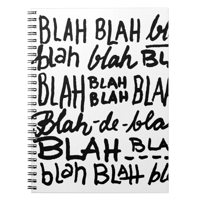 Cuaderno Bla Bla Bla (Frente)