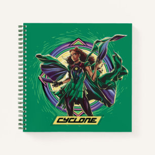 Cuaderno Black Adam   Cyclone Character Graphic