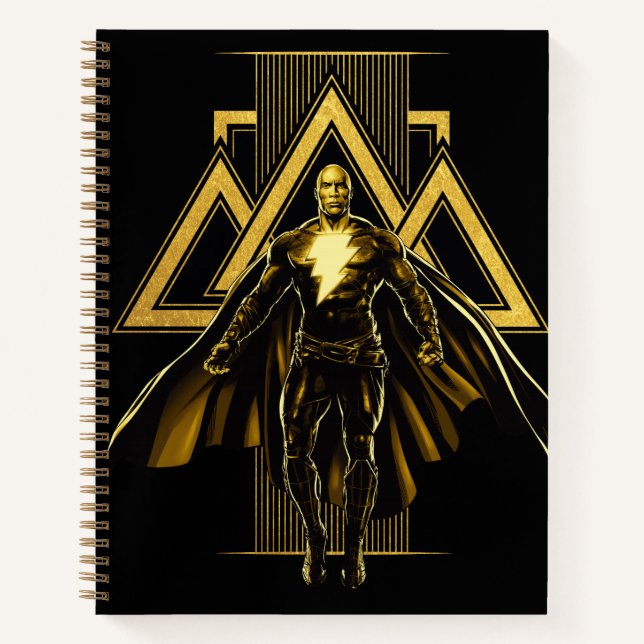 Cuaderno Black Adam Triangular Pillar Graphic (Anverso)