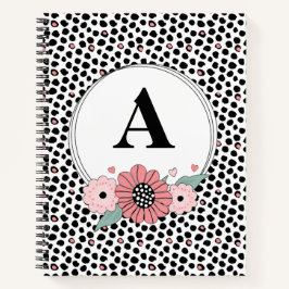 Cuaderno Black and Pink Monogram