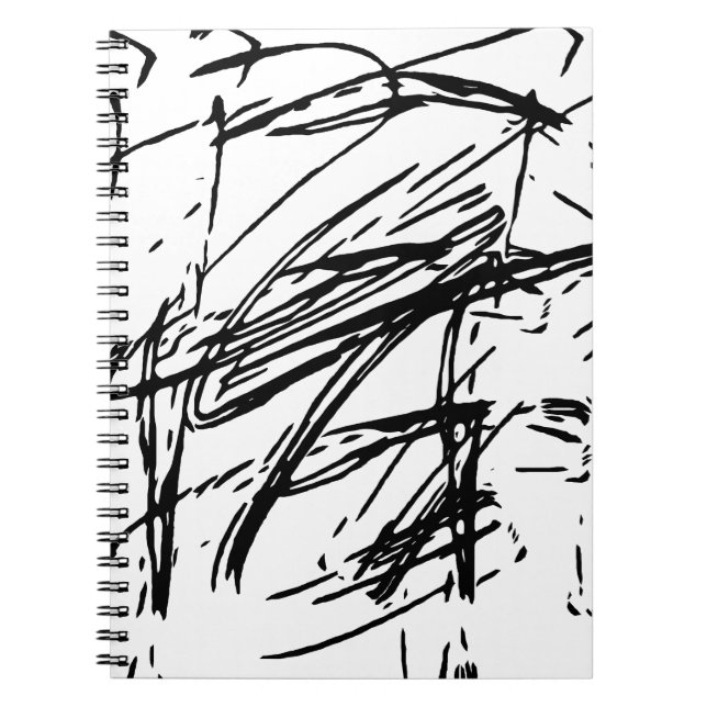 Cuaderno Black and white abstract (Frente)