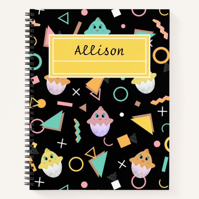 Cuaderno Black Baby Chick (Anverso)