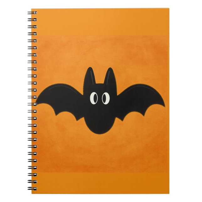 Cuaderno Black Bat sobre el fondo de la foto para Naranjas (Frente)