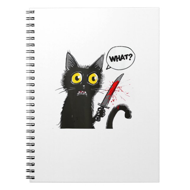 Cuaderno Black Cat Halloween Disstuve Witchcraft Spider Web (Frente)