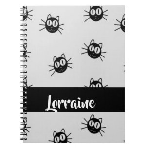 Cuaderno Black cats pattern