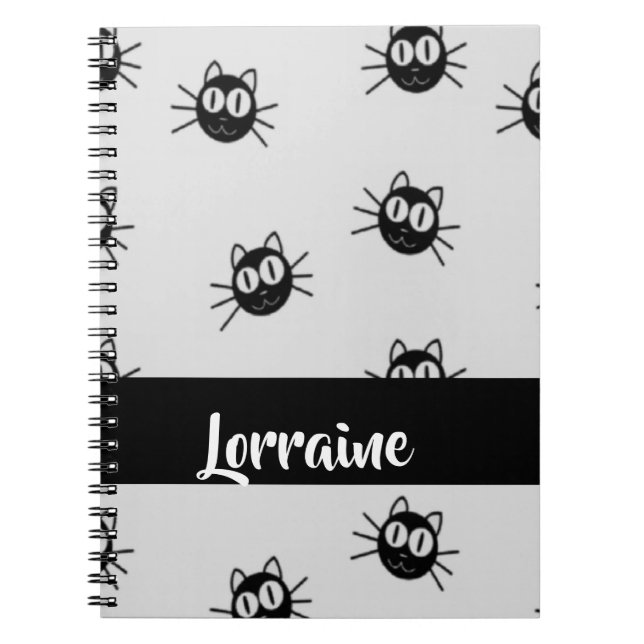 Cuaderno Black cats pattern (Frente)