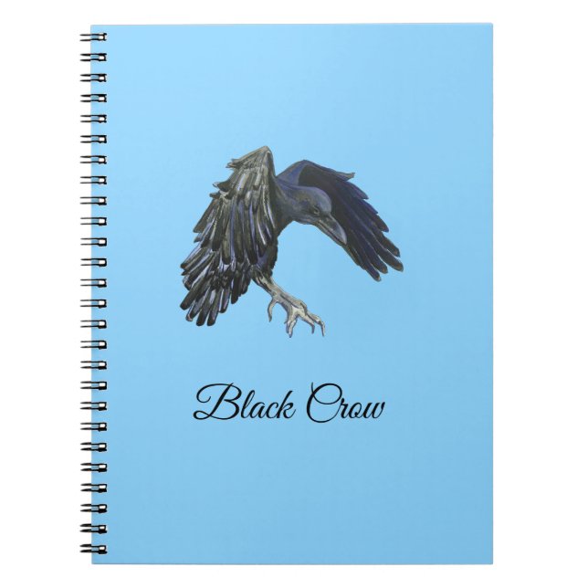 Cuaderno Black Crow Master of Time Personalized Sky Blue (Frente)