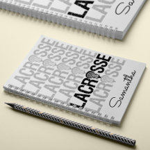 Black Distressed Lacrosse Word