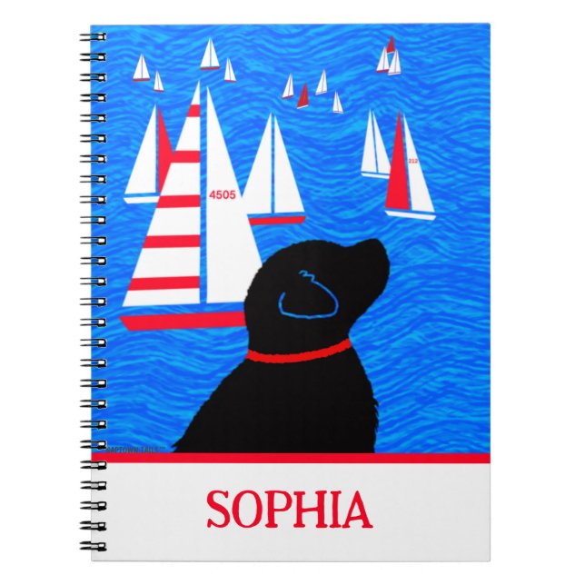 Cuaderno Black Dog del Día de la Regata (Frente)