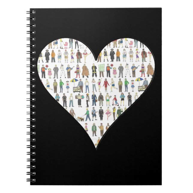 Cuaderno Black Heart NYC New York City Notebook (Frente)