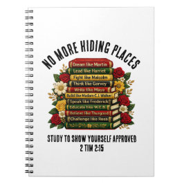 Cuaderno Black History Icons Heroes Christian Study