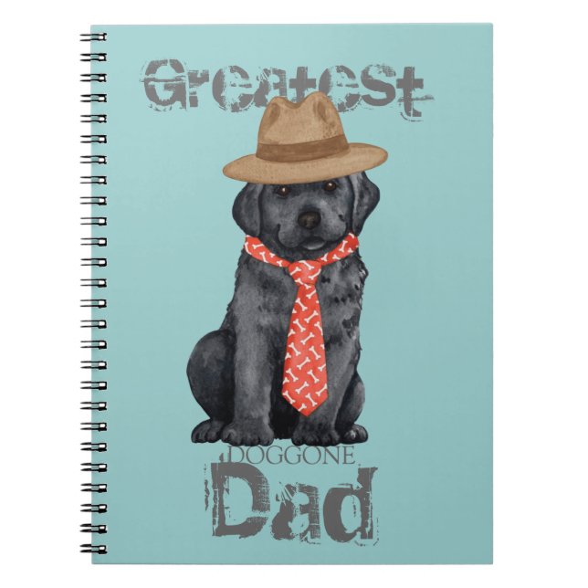 Cuaderno Black Lab Dad (Frente)