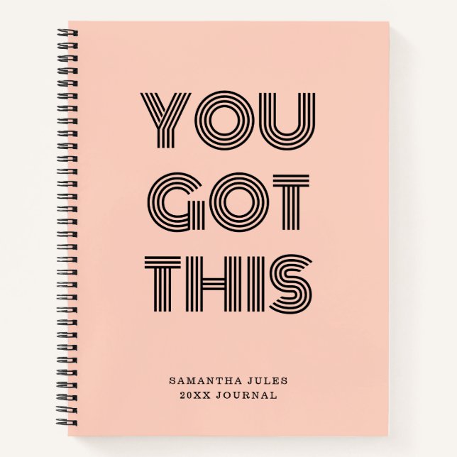 Cuaderno Black Personalizado TIENES ESTE MOTIVO (Anverso)