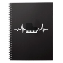 Cuaderno Black Pianist Gifts Piano Player Music Musicians