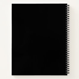 Cuaderno Black Practice Diseño de notas musicales Spiral No