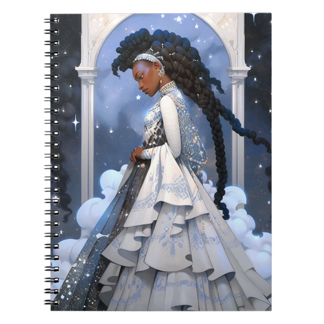Cuaderno Black Princess Fantasy Art (Frente)