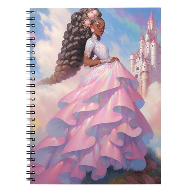 Cuaderno Black Princess Fantasy Art (Frente)