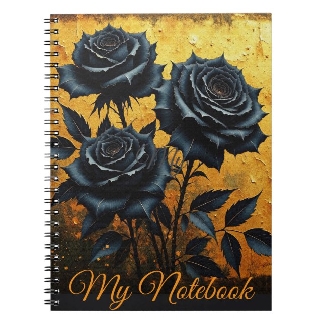 Cuaderno Black Roses (Frente)