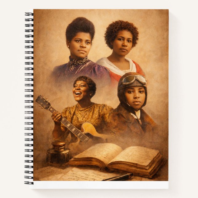 Cuaderno Black Women Legends (Anverso)