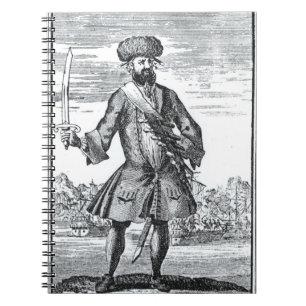Cuaderno Blackbeard el pirata, 'de una historia general de