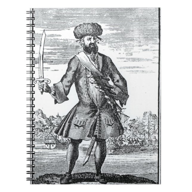 Cuaderno Blackbeard el pirata, 'de una historia general de (Frente)
