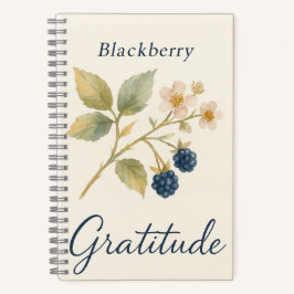 Cuaderno Blackberry — Gratitude 