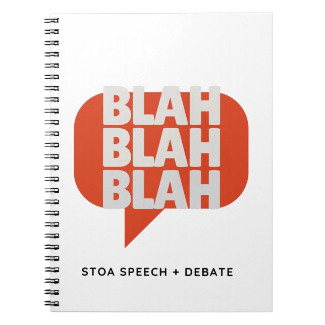 Cuaderno Blah, Blah Blah (Frente)