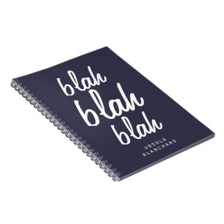 Cuaderno Blah Blah Blah