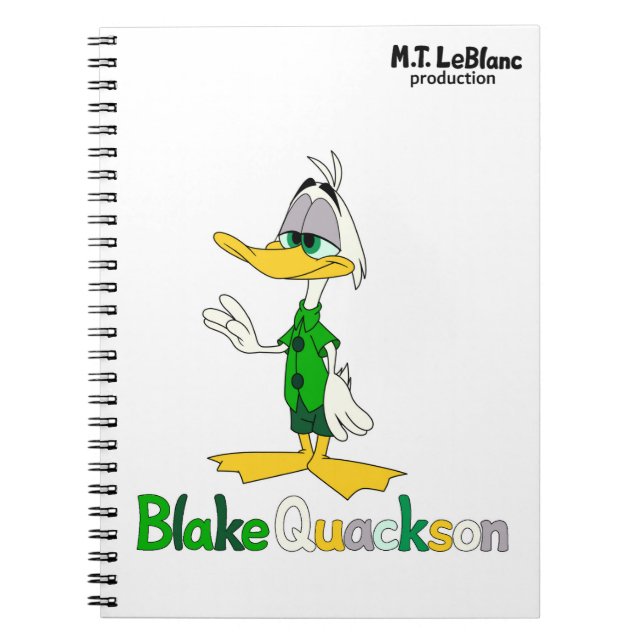 Cuaderno Blake Quackson  (Frente)