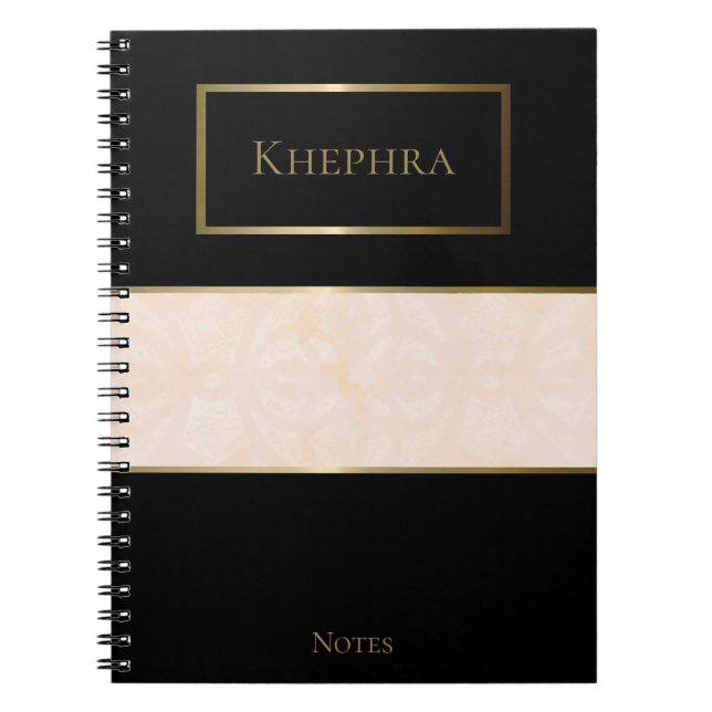 Cuaderno Blanc Cream Batik Simple Name (Frente)