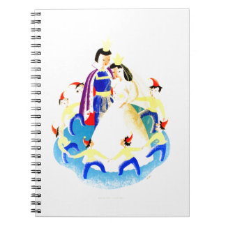 Cuaderno Blanco como la nieve y la impresión de WPA del