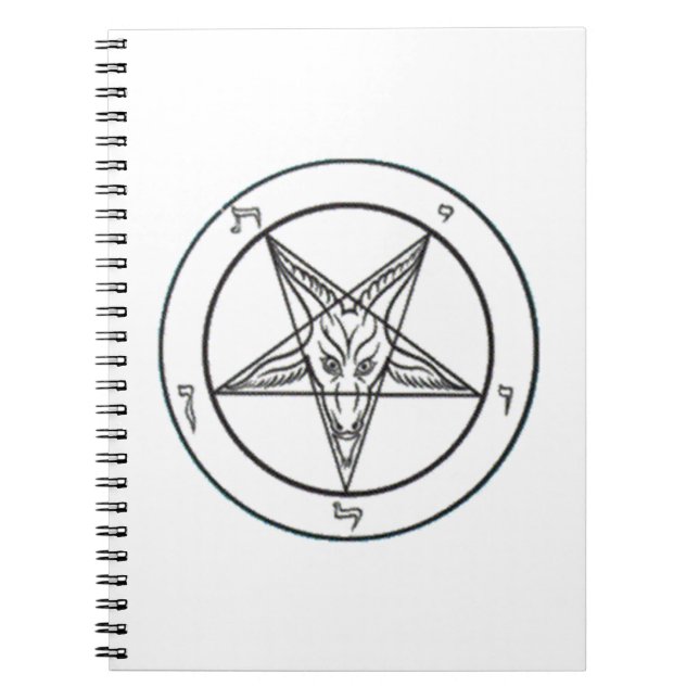 Cuaderno blanco de Baphomet (Frente)