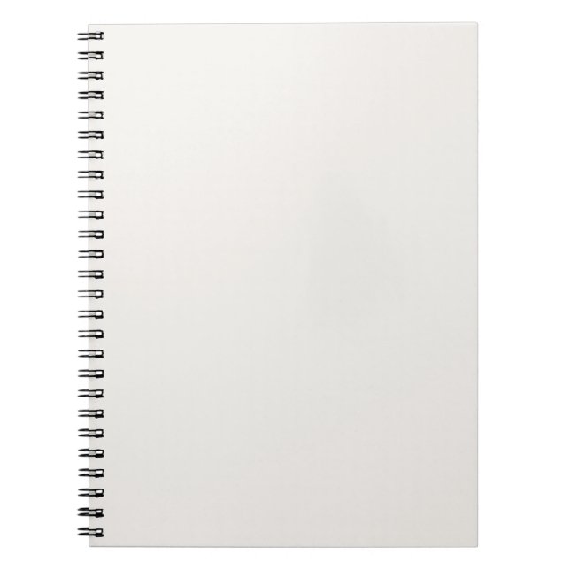 Cuaderno Blanco de lino, blanco roto (Frente)