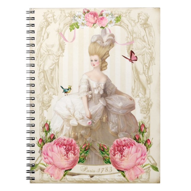 Cuaderno blanco de los rosas de Marie Antonieta (Frente)