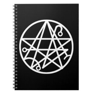 Cuaderno blanco del sello de Necronomicon