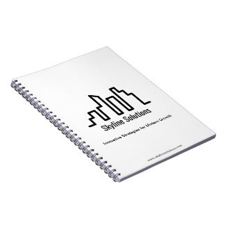 Cuaderno Blanco elegante portátil con diseño Minimalista